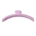 thumbnail image 5 of Arc Shape Hair Claw Non-slip Crossing Teeth Solid Color Decorative Tight Frosted Large Shark Hair Clamp Styling Tool, 5 of 8