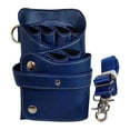 thumbnail image 1 of Leather Salon Bag Hairdresser Tool Organizer Case with Waist Shoulder Belt for Scissors Comb Clip Shear Styling Tools Multifunction Portable Storage Pouch, 1 of 8