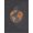 Gray Orange, Pattern 8, variant on ODIKA 8'x10' Washable Area Rug Non-Shedding, Easy Care, Round Map Planetary Galaxy Circle Continent Circles for King Size Bedroom Under Bed, Master Suite