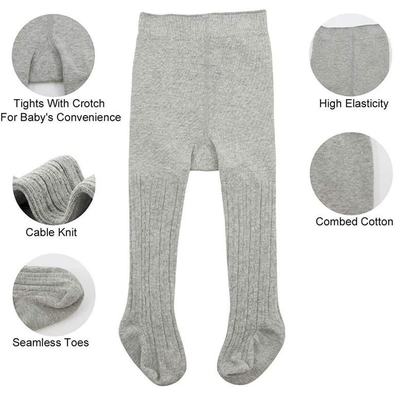 Ivory Cable Knit Tights - Vancouver's Best Baby & Kids Store