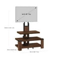 Whalen 3Shelf Television Stand with Floater Mount for TVs up to 55