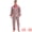 Red Gray, variant on DARING DIVA Men's 2-Piece Button Down Printing Sleepshirt Pajamas Set M Red Gray