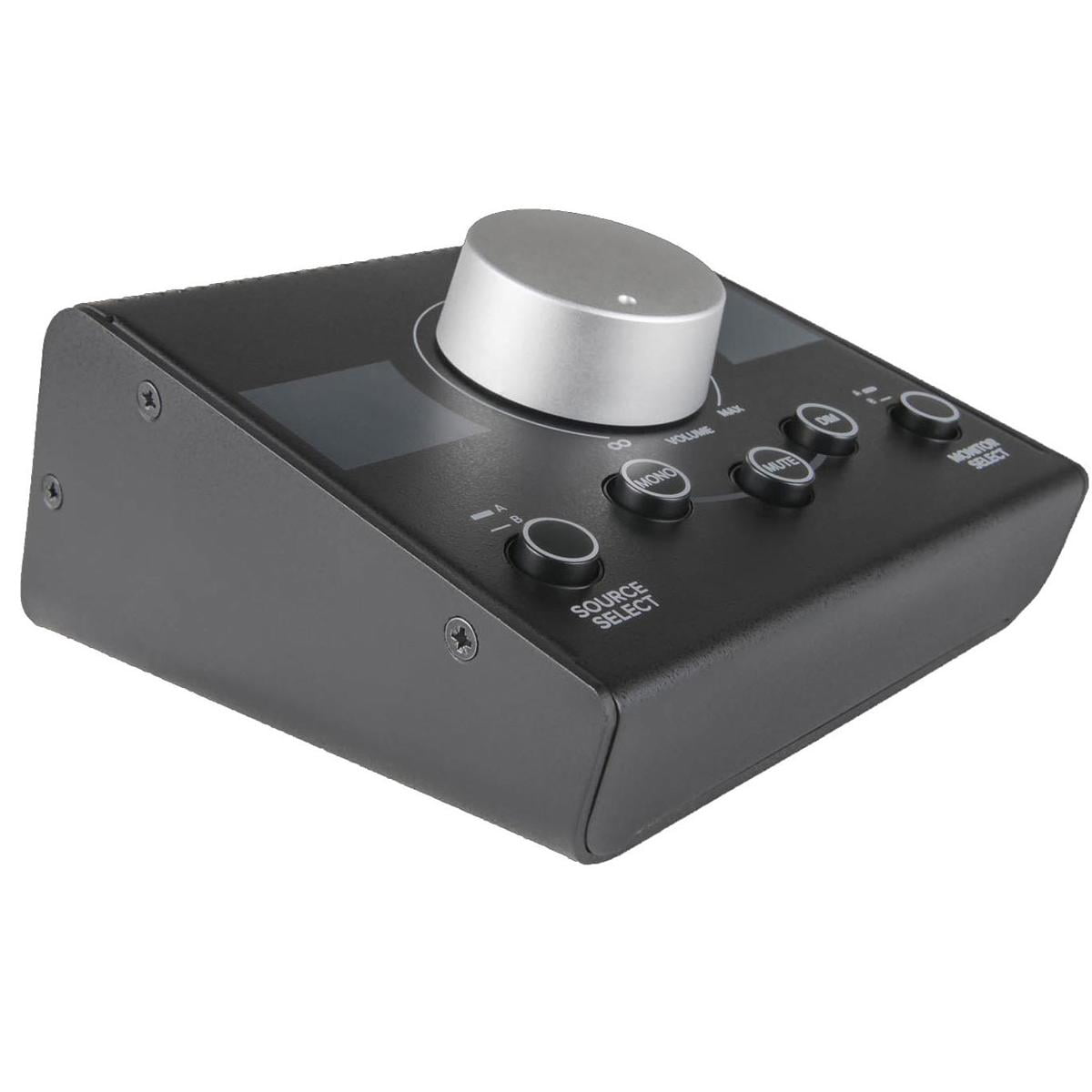 Mackie Big Knob Passive 2x2 Studio Monitor Controller, Bundle with TAPH100 Headphones and Platinum Pro 10' TRS Cable