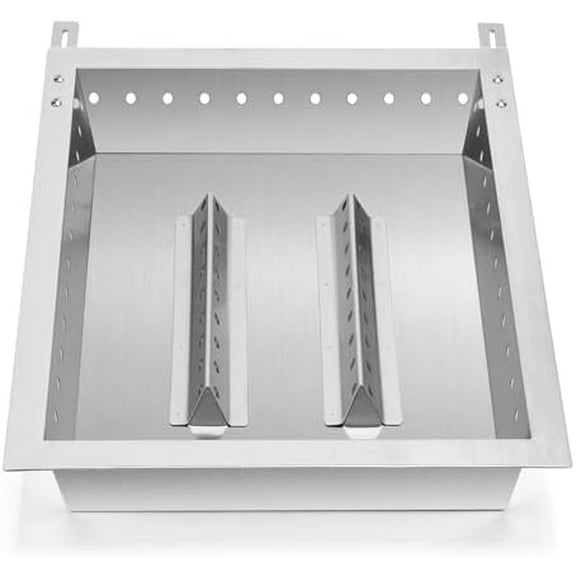 Adjustable Charcoal Tray Fits for Most Weber Spirit and Genesis Gas Grills, Stainless Steel Charcoal Ash Pan, Helps Save Gas While Cooking$$Garden & Patio