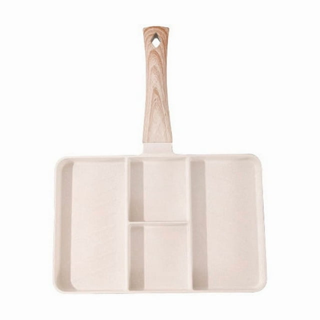PRETXORVE Household-in-one Non- Frying Pan Household Breakfast Pan-hole Omelette Pan Frying Steak Multi-function Frying Pan