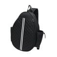 thumbnail image 2 of koolsoo Sac de Tennis Bandoulière Réglable Sac de Pickleball Multifonctionnel Portable Noir, 2 of 9