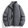 thumbnail image 7 of Xzbqbs Mens Casual Jackets Lightweight Full Zip Up Solid Color Sport Coats Stand Collar Workout Running Jacket With Zipper Pockets, 7 of 7