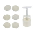 thumbnail image 2 of 2x 50/75 / 100g de Tarta de de Flor Forma Forma Forma de Decoración de Tarta de de 6 Sellos 2 piezas, 2 of 9