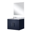 thumbnail image 3 of Single Navy Blue Vanity with Marble Countertop | 24 in. W, Soft - Close Design & Storage | Scratch - Resistant for Lasting Use, 3 of 5