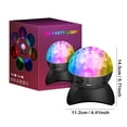 thumbnail image 2 of Bluetooth Party Light & Speaker, Rechargeable Disco Ball Lamp With Colorful Rgb Light Modes, Home Room Decoration For Parties, Dorm, Ktv, Singing, Atmosphere Lighting, Black, 2 of 5