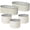 White, variant on SnugNiture 5-Pack 2x2x1.5 ft & 4x2x1.5 ft Galvanized Steel Raised Garden Bed, Outdoor Metal Planter Box for Vegetables and Flowers,Brown