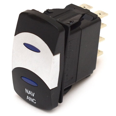 Carling On/Off/On Contura VI Boat Rocker Switch | NAV/ANC 8 Spade