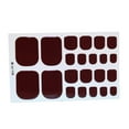 thumbnail image 5 of RYGRZJ Toe Wraps Nail Wraps Art Stickers Auto-Adhésif Pleine Couverture DIY Pur, 5 of 5