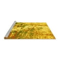 thumbnail image 2 of Ahgly Company Machine Washable Indoor Rectangle Abstract Yellow Modern Area Rugs, 5' x 7', 2 of 4