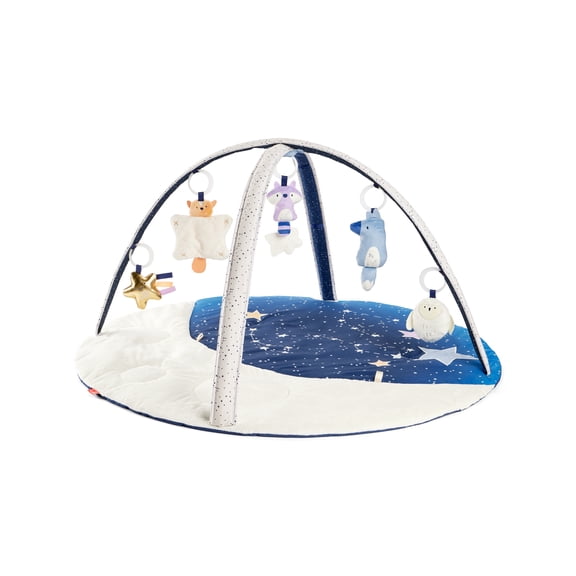 Skip Hop Baby Celestial Dreams Tummy Time Mat, 3-in-1 Activity Play Gym, Age 0 