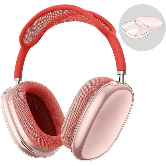 AmPm Case Cover for AirPods Max Headphones, Soft TPU Clear Anti-Scratch Protective Cover for AirPod Max, Transparent Accessories Skin Protector for Airpods Max Headphones (Crystal Clear)