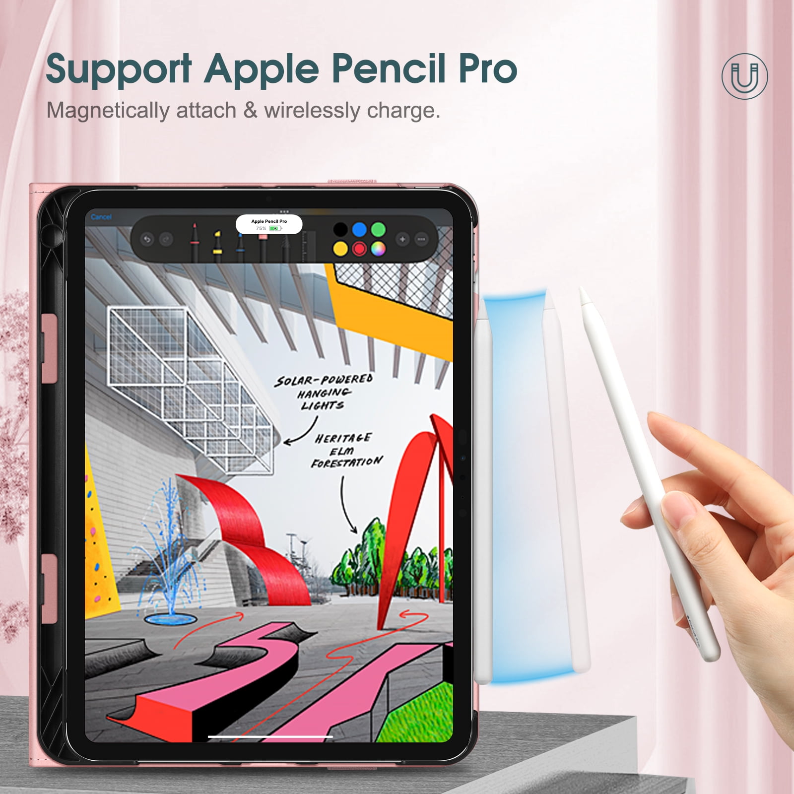 11インチiPad Pro（M4）256GB＋Pencil Pro＋Folio Fintie Folio Case for iPad Pro 11-inch (M4) 2024 (Model Number