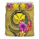 thumbnail image 5 of Juego de Cama Polinesio - Hawaii Juego de Funda Nórdica Floral con Sello, 5 of 6