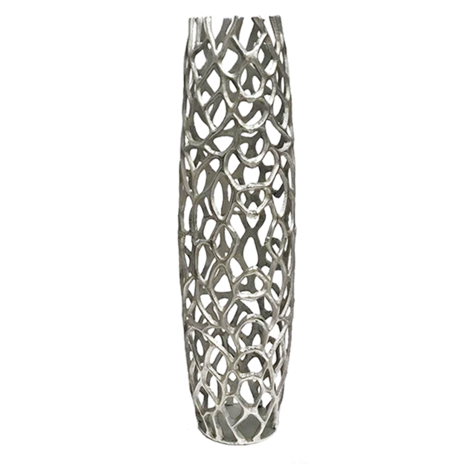 Modern Day Accents Rama Silver Large Twigs Barrel Floor Vase Large Twigs Barrel Floor Vase