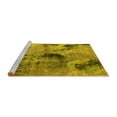 thumbnail image 2 of Ahgly Company Machine Washable Indoor Rectangle Oriental Yellow Industrial Area Rugs, 8' x 12', 2 of 4