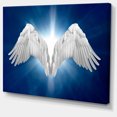 thumbnail image 2 of Ailes d'Ange sur Fond Bleu - Impression sur Toile Abstraite, 2 of 3