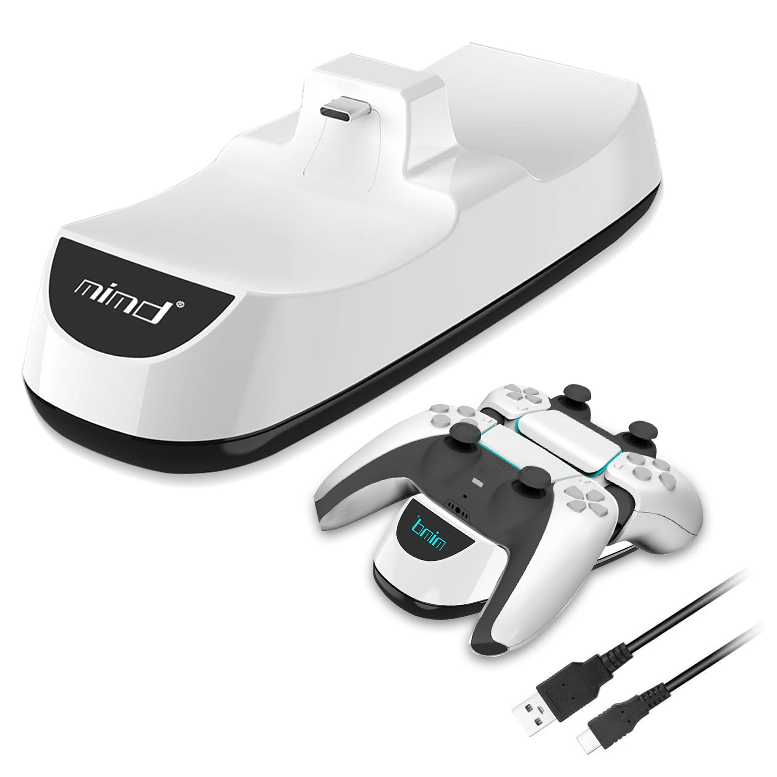 Controller Charger Fit for PS5 Controller, EEEkit Dual Charging Dock