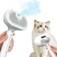 thumbnail image 5 of Littleplum Pet Steam Brush for Dog & Cat,3-in-1 Spray Hair Removal Comb,Steam for Shedding & Grooming,Water Brush for Long & Short Haired Pets,Defur Comb,Includes Waterless Shampoo 20ml,White, 5 of 9