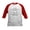 Red/White, variant on CafePress - Christmas Birthday Baseball Jersey - Kids Cotton Baseball Jersey, 3/4 Sleeve Shirt