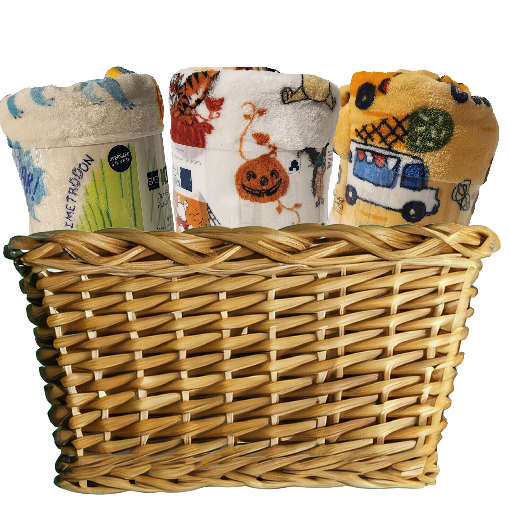 Big One Oversized Plush Winnie the Pooh Halloween Throw Blanket, 5'x6'