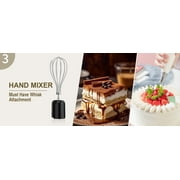 Immersion Blender, 1100W Electric Mixer Handheld, 5-in-1 Stick Blender with Chopper, Blender for Kitchen with 600ml Beaker