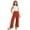 ACC260720#Red, variant on Girls Linen Pants Baggy Wide Leg Pants Casual Drawstring Pants Loose Fit Trousers with Pockets 4T-4T