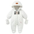 thumbnail image 4 of MEZZALL Baby Boys/ Girls Winter O-Neck Bodysuit Cartoon Onesies Warm Lined Romper Outfits Cozy Jumpsuit For Toddler 9M 2 Soft Thermal Outwear Classic Clothing, 4 of 4
