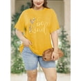 thumbnail image 2 of XCHQRTI Leopard Be Kind Shirt for Women Plus Size Graphic Tees Short Sleeve Tops, 2 of 7