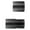 43mm two sets-Bright black, variant on Strong Aluminum Table Foot Pads General Fit Furniture Leveling For Uneven Floor Corrections Home Office Furniture