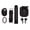 Black, variant on Nieyigj 2 in 1 Smart Watch with Built-in Earbuds, 2.01 Inch (5.1 cm) TFT Touch Screen, Bluetooth Call & Music Playback, Multi-Function NFC Sports Tracker, Silver Silicone