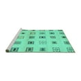 thumbnail image 2 of Ahgly Company Machine Washable Indoor Rectangle Solid Turquoise Blue Modern Area Rugs, 5' x 7', 2 of 4