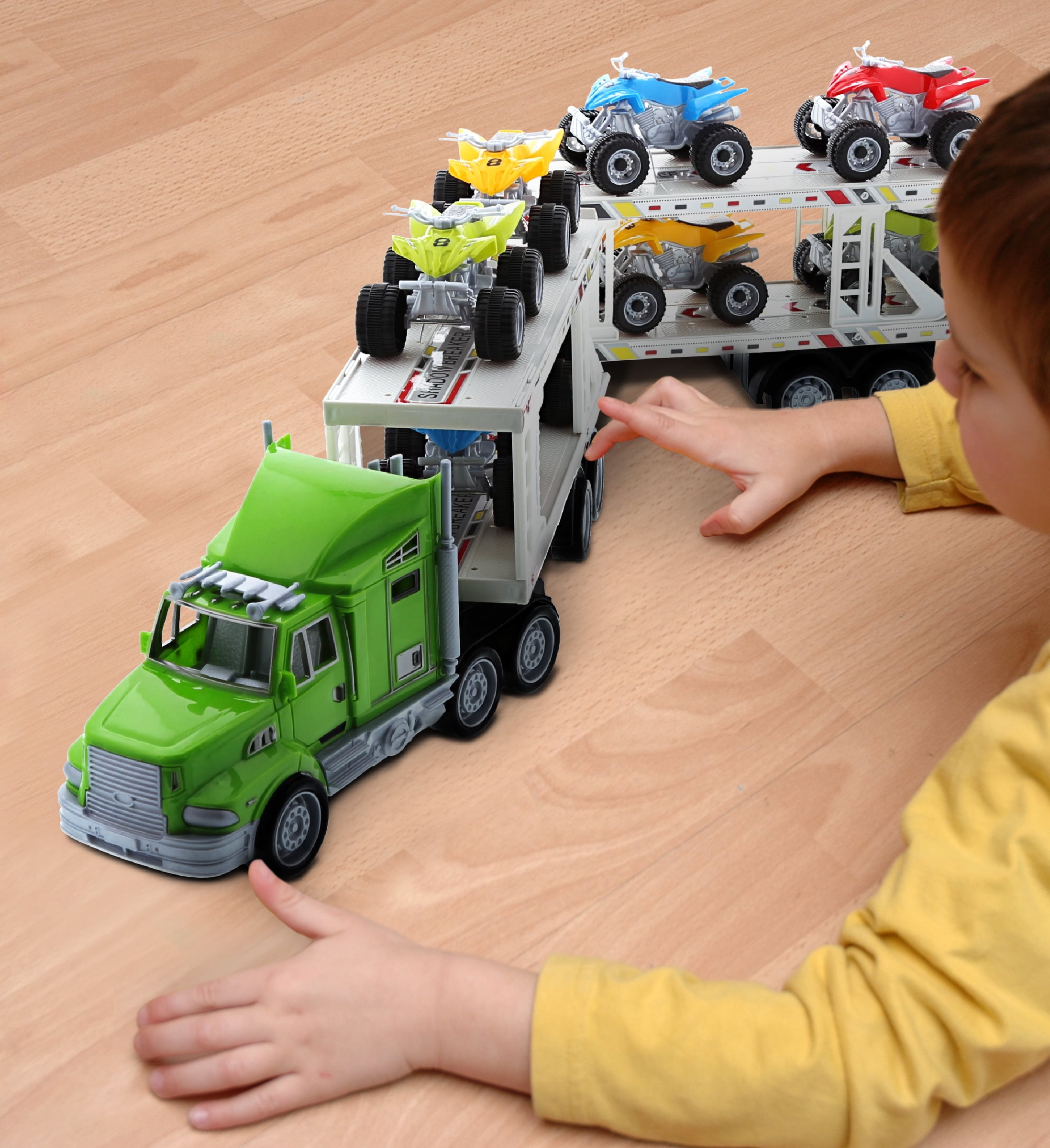 Truck Vehicle & Trailer Set Superior Power gifts for the Children 