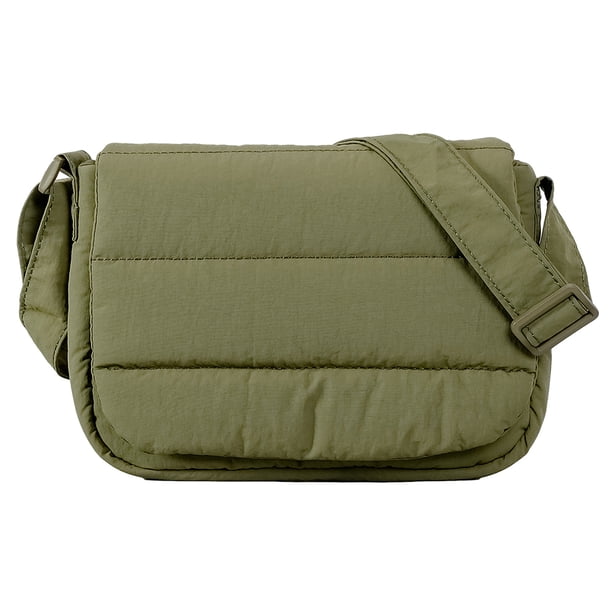 Bolso de mano acolchado para mujer, bolsa Hobo hinchada, de gran capacidad, de hombro, informal, para ir al invierno - AliExprs 1524