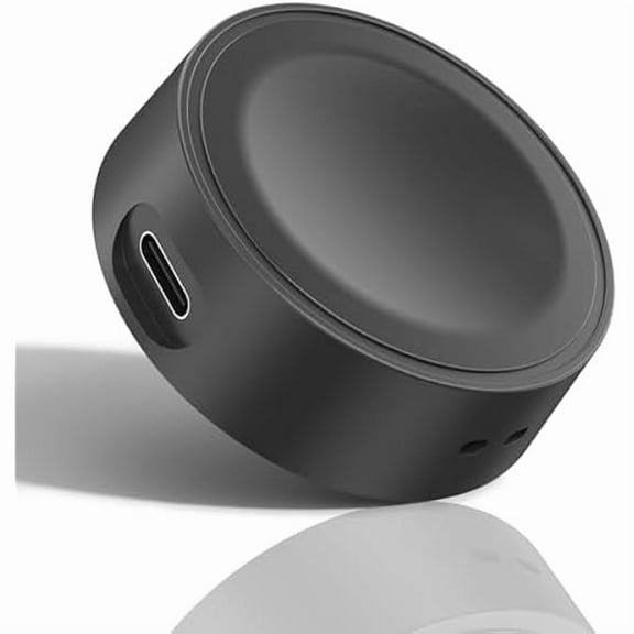 FU2181USB C Charger Dock for Samsung Galaxy Watch 42mm/46mm, 5W Upgraded Charging Cradle Compatible with Galaxy Watch SM-R800/R810/R815, Only Charger Dock (Black)