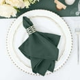 thumbnail image 6 of Efavormart Cloth Napkins Set of 25, 17x17  Inch Hunter Green Seamless Dinner Napkins, Washable Linen Table Napkin Cloth with Hemmed Edges for Weddings, Party and Banquet, 6 of 10