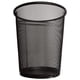 thumbnail image 1 of 1 cubo de basura de malla circular, cubo de basura para baños, cocinas, oficinas en el hogar, dormitorios (negro), 1 of 4