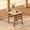 Oak 18.5, variant on SENYUM Upgrade Outdoor Coffee Table for Patio, Acacia Wood Patio Table with Woven Trim, Rectangular Outdoor Table for Patio, Balcony, and Porch