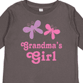 thumbnail image 4 of Inktastic Grandma's Girl Grandchild Butterfly Girls Long Sleeve Toddler T-Shirt, 4 of 5