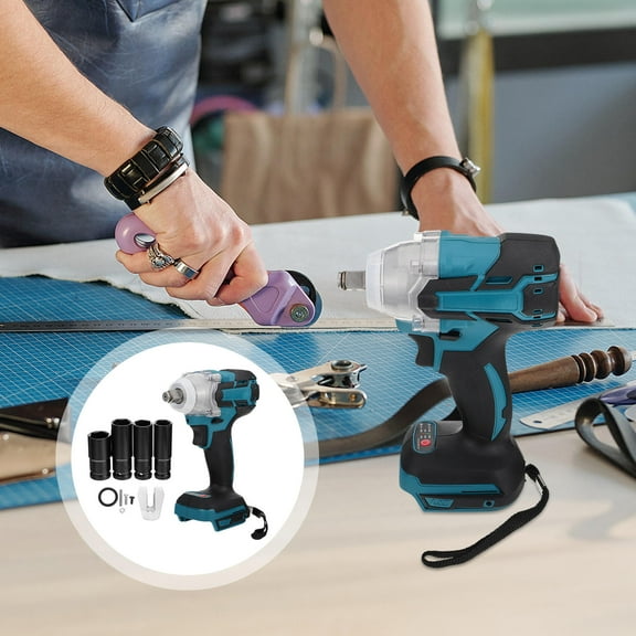 ULTNICE Ergonomic Design Small Electric Ratchet Black Lithium Battery 1 Set