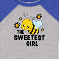 thumbnail image 4 of Inktastic The Sweetest Girl with Bee and Honey Combs Boys or Girls Baby Bodysuit, 4 of 5