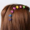 Ostrifin 30Pcs/Pack Mix Colored Girl Kids Baby Mini Flower Hair Claw Jaw Clip Hair Accessories