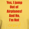 thumbnail image 3 of CafePress - Jump Out Of Planes Dark T Shirt - Men's Classic Graphic T-Shirt, 3 of 4