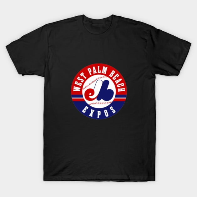 Vintage West Palm Beach Expos Baseball 1969 Retro Sport Art Unisex T-Shirt, up to size 3XL.
