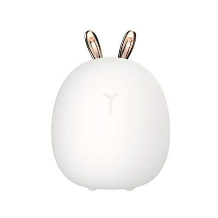 

DancePeanut LED Night Light Cute Dimmable Rabbit/Deer Shape Silicone Cartoon for Children Gift (Rabbit)