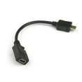 thumbnail image 2 of Micro USB Male to Mini USB Female Data Sync & Charge Adapter Cable, Black, 2 of 2